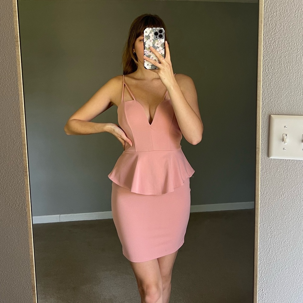 Charlotte Russe peplum dress